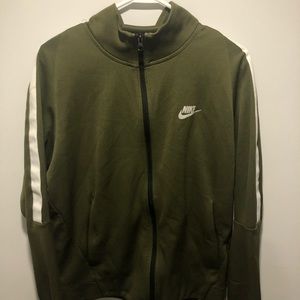 Nike zipper up hoodless sweater